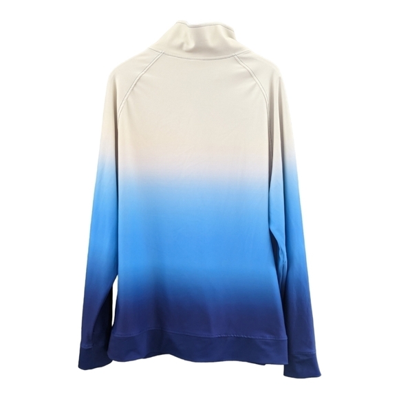 Balera Dancewear, raglan sleeve ombre full zip jacket, size XL EUC - Picture 2 of 3